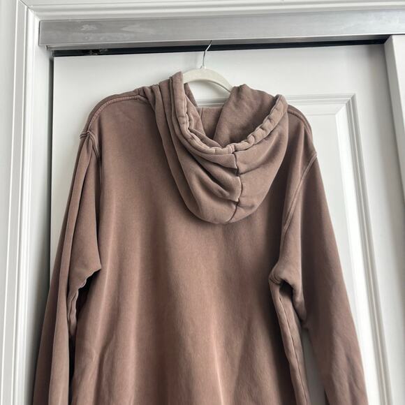 Joah Brown Women’s Empire Hoodie M/L Sweatshirt French Terry Brown $208 - Picture 6 of 12
